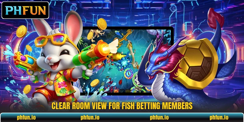 Clear room view for Fish betting members Clear room view for Fish betting members