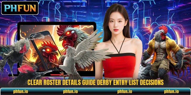 Clear roster details guide Derby Entry List decisions