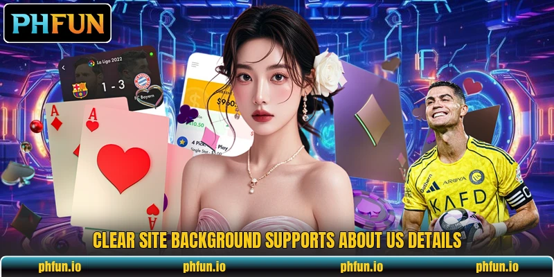 Clear site background supports about us details Clear site background supports about us details