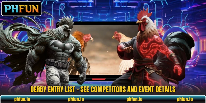 Derby Entry List - See Competitors And Event Details