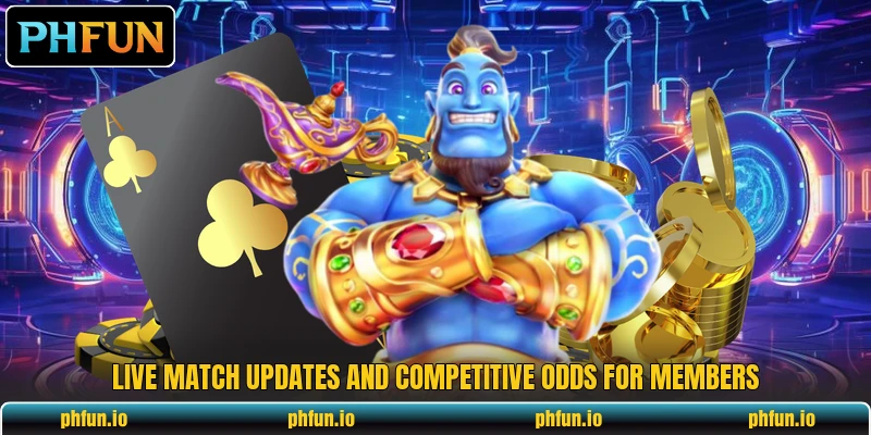 Live match updates and competitive odds for members Live match updates and competitive odds for members