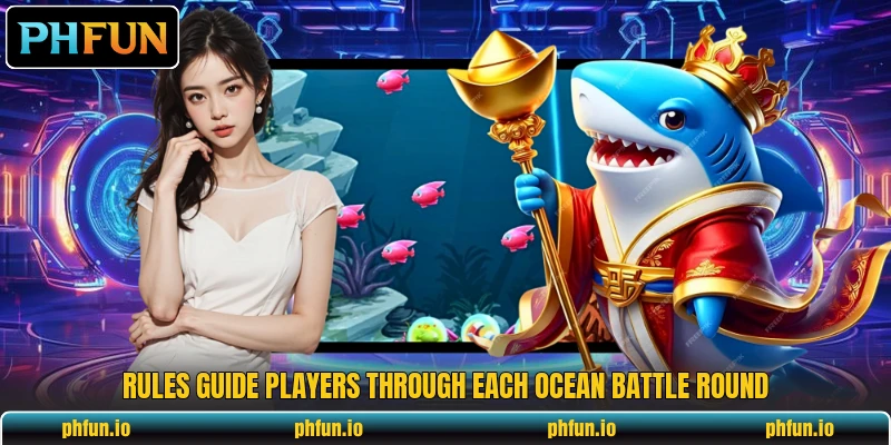 Rules guide players through each ocean battle round