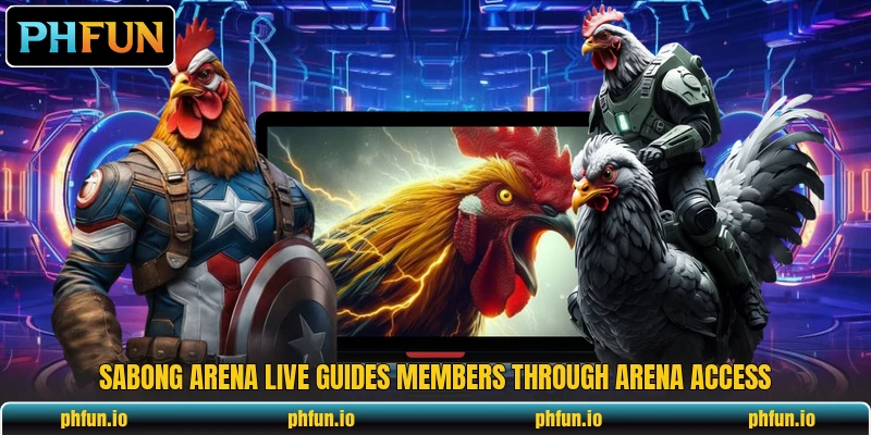 Sabong Arena Live guides members through arena access Sabong Arena Live guides members through arena access